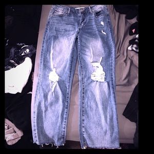 7/28 celebrity pink wide leg jeans